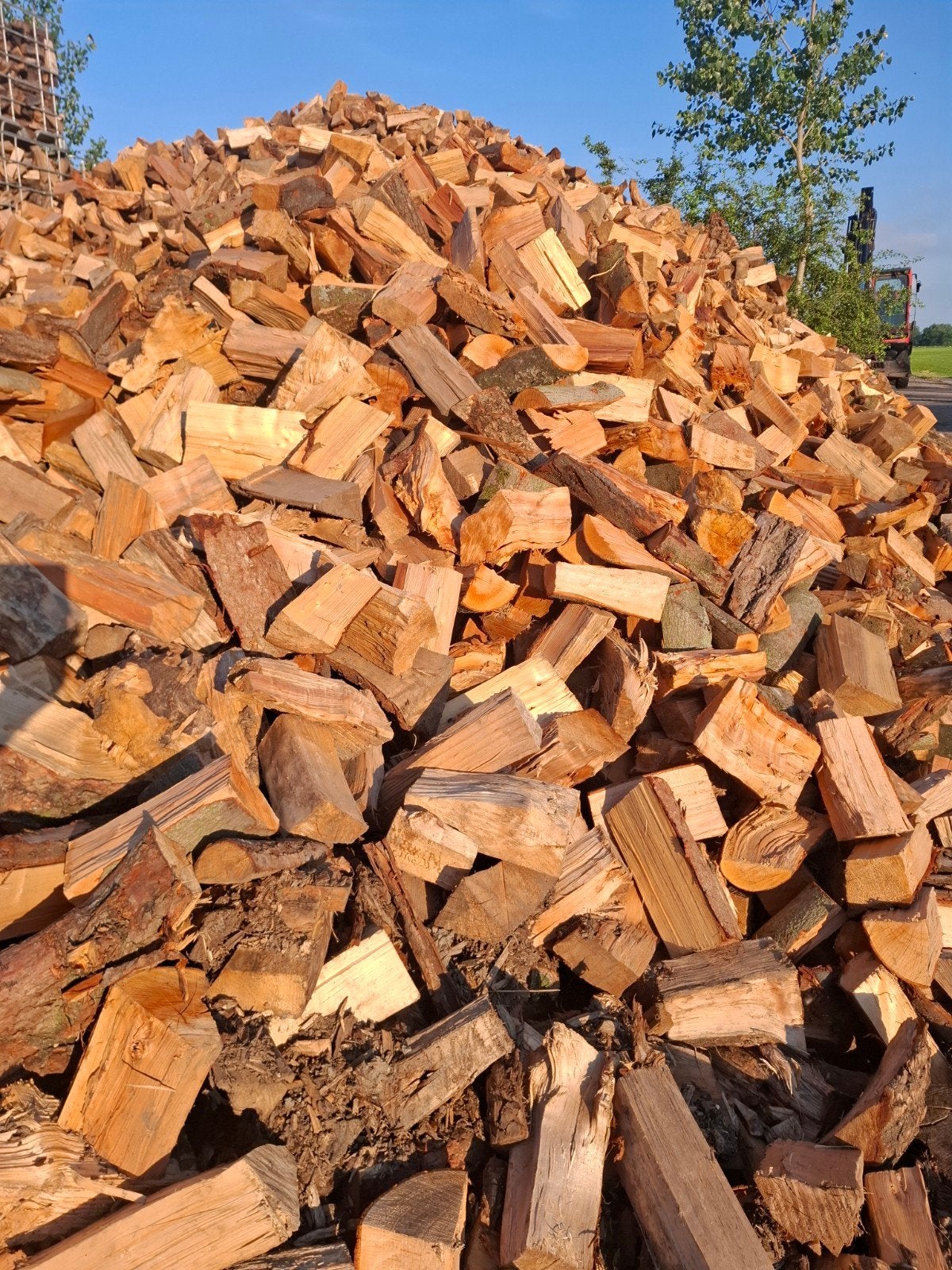 Losgestort gekloofd haardhout (wilg en populier), Tuin en Terras, Haardhout, Minder dan 3 m³, Ophalen