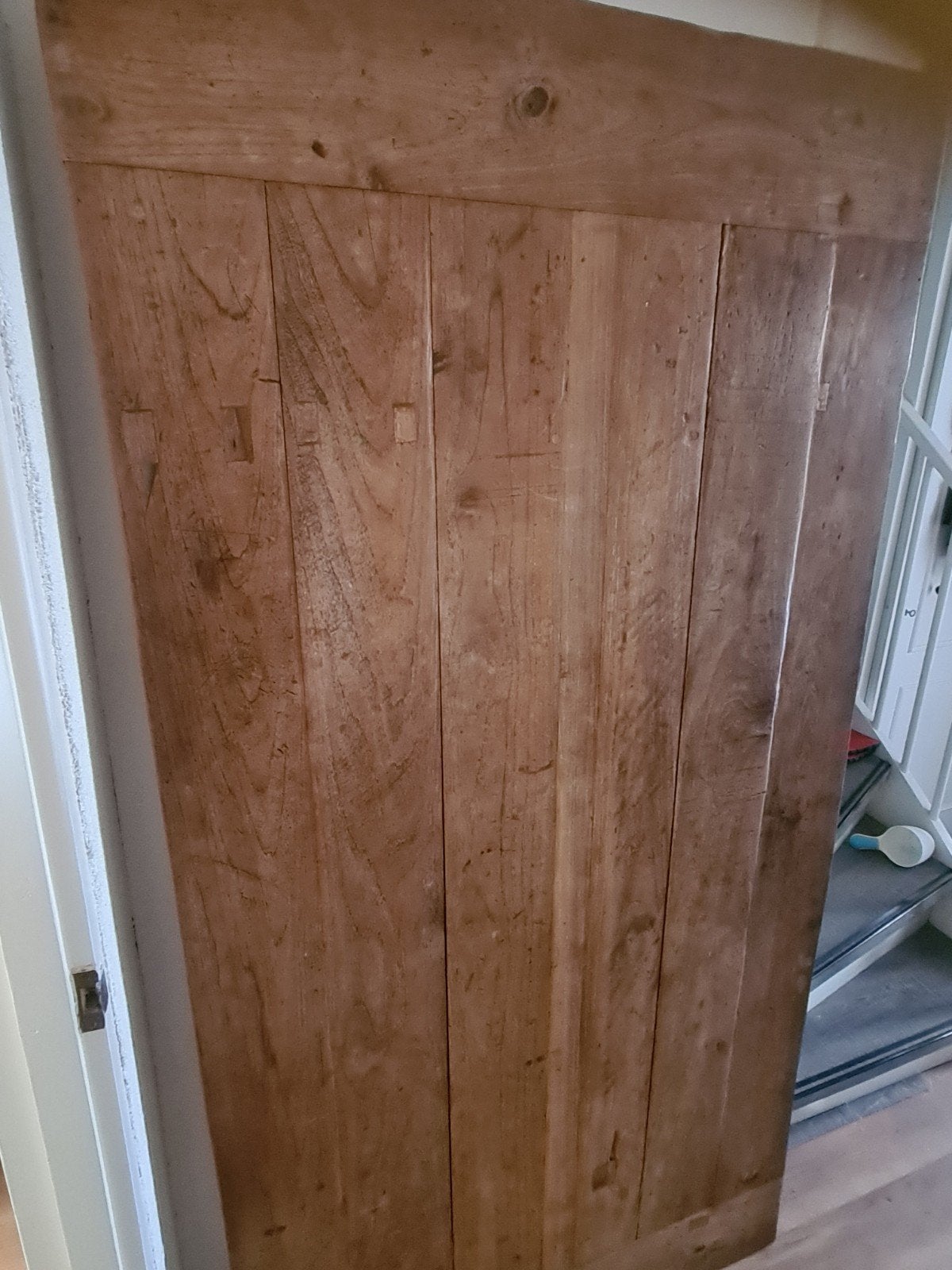 Teakhouten eettafel, Ophalen, Gebruikt, Teakhout, 200 cm of meer