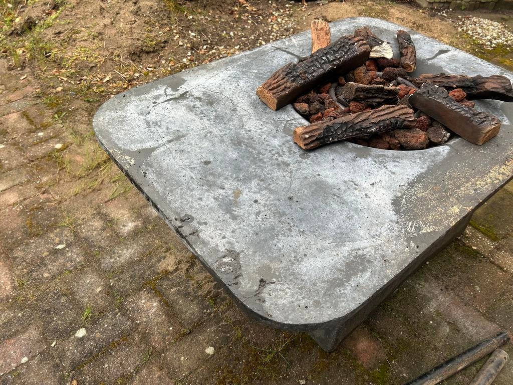 Vuurtafel gas, Tuin en Terras, Ophalen, Gebruikt