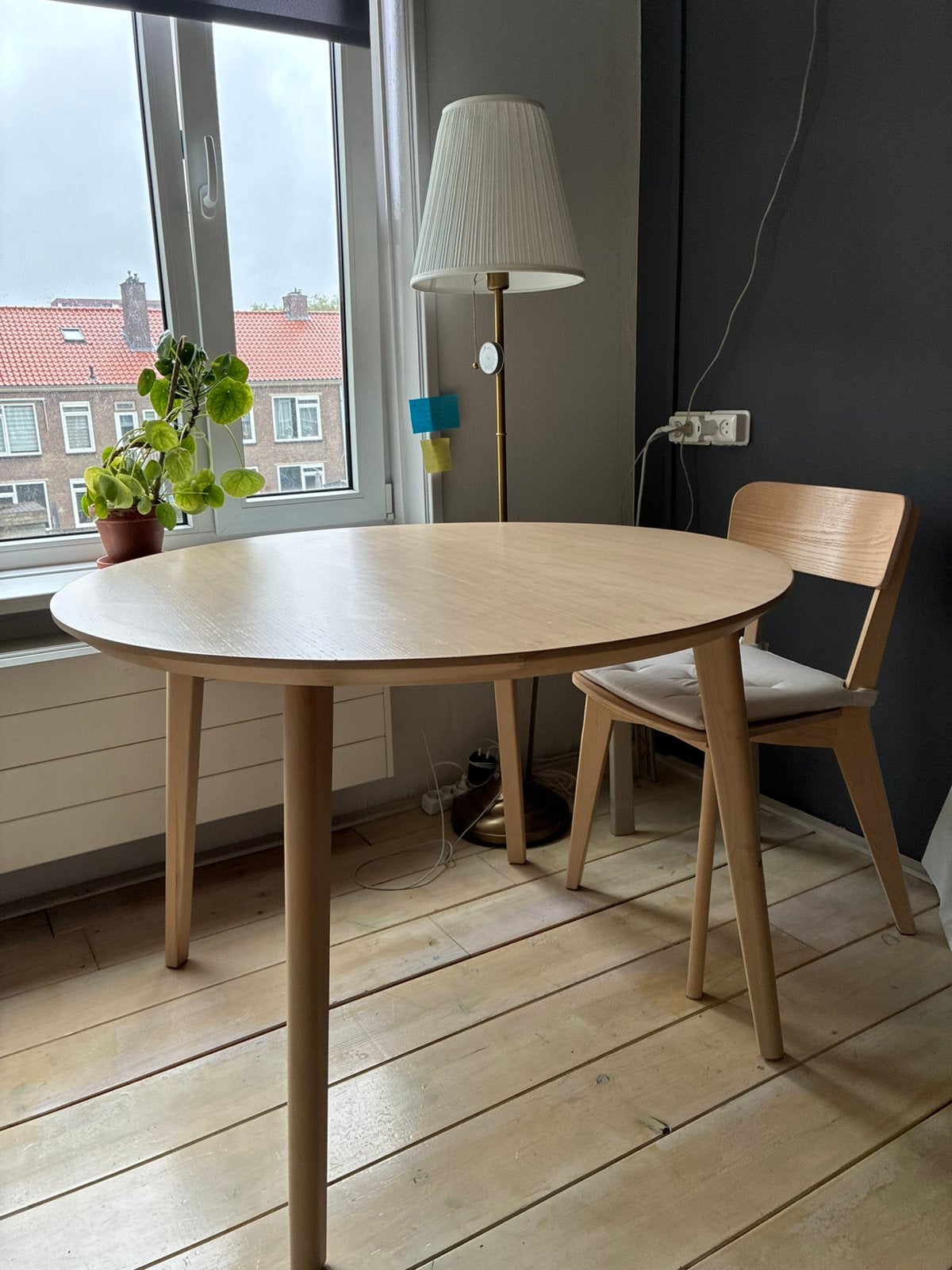 IKEA LISABO Round Dining Table – 105 cm, Ophalen, Zo goed als nieuw, Rond, 100 tot 150 cm