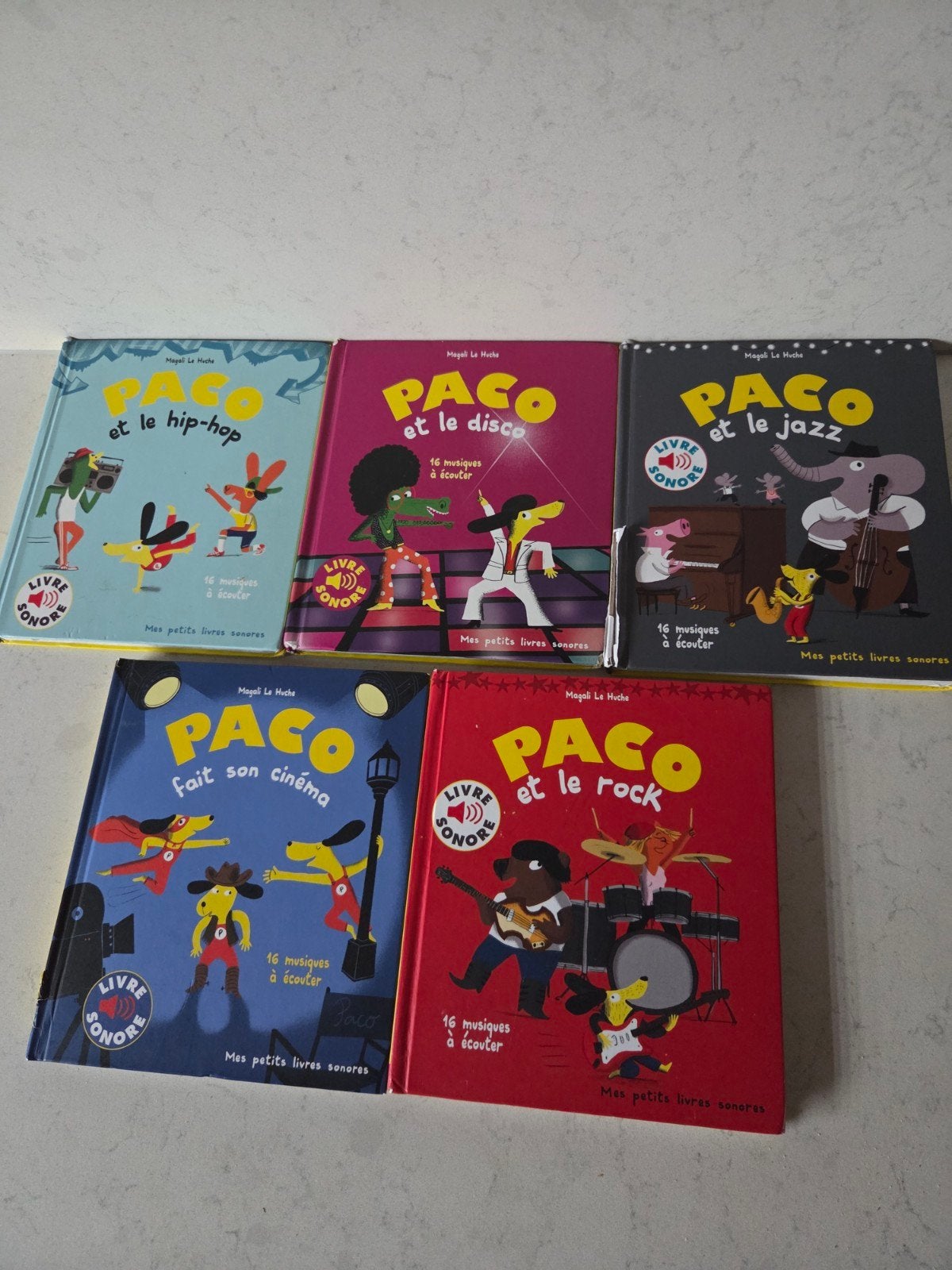 5x Paco - Geluidenboek Magali Le Huche, Boeken, Ophalen of Verzenden, Gelezen, 3 tot 4 jaar