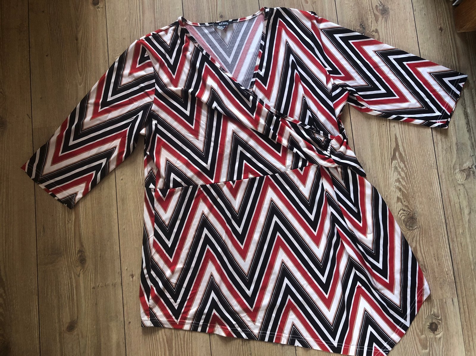 leuk kleurrijk tuniek asymmetrisch voorpand maat 48 X-two, Kleding | Dames, Blouses en Tunieken, Meerkleurig, Maat 46/48 (XL) of groter