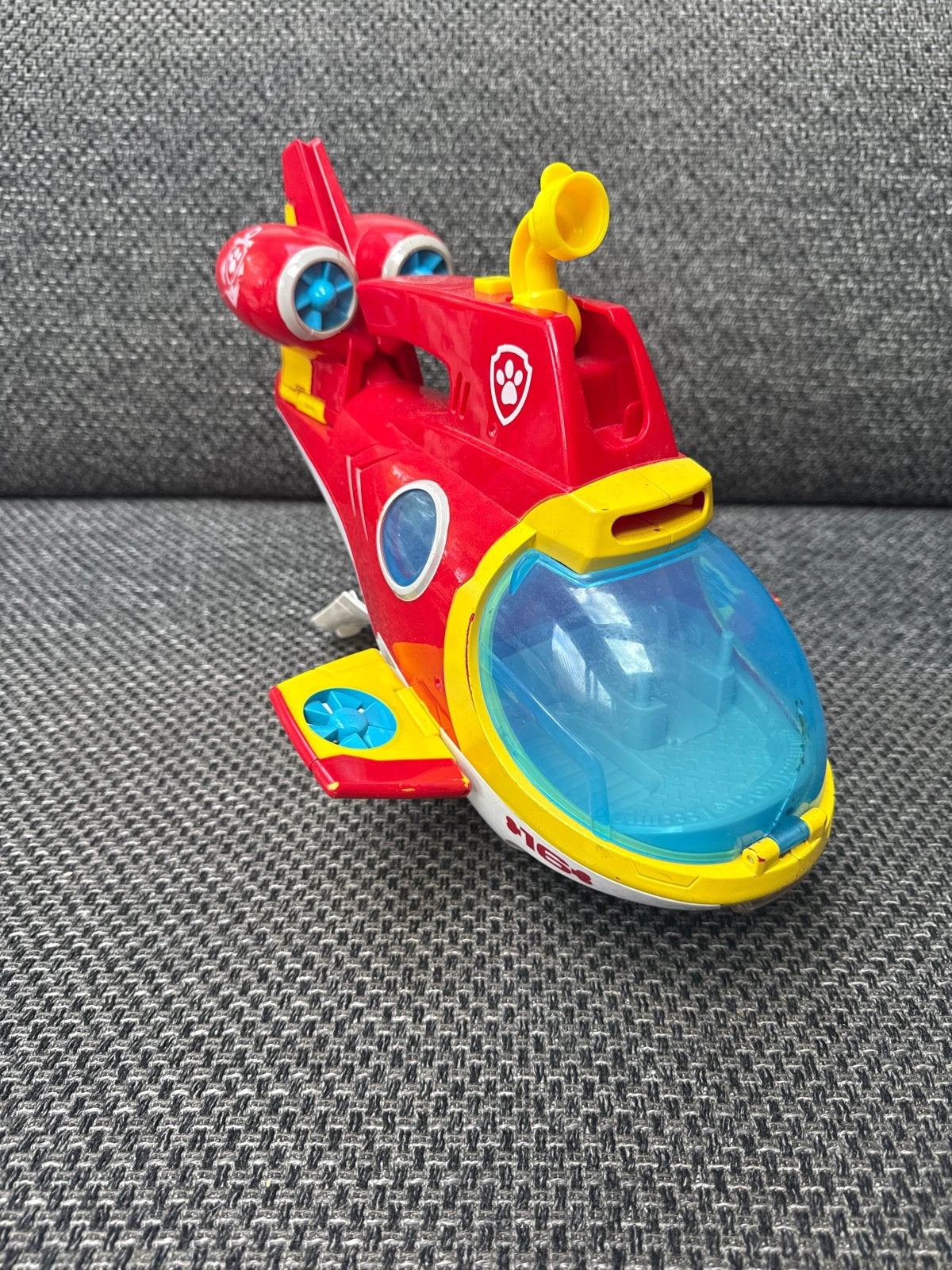 Paw Patrol helicopter/onderzeeër, Ophalen, Gebruikt