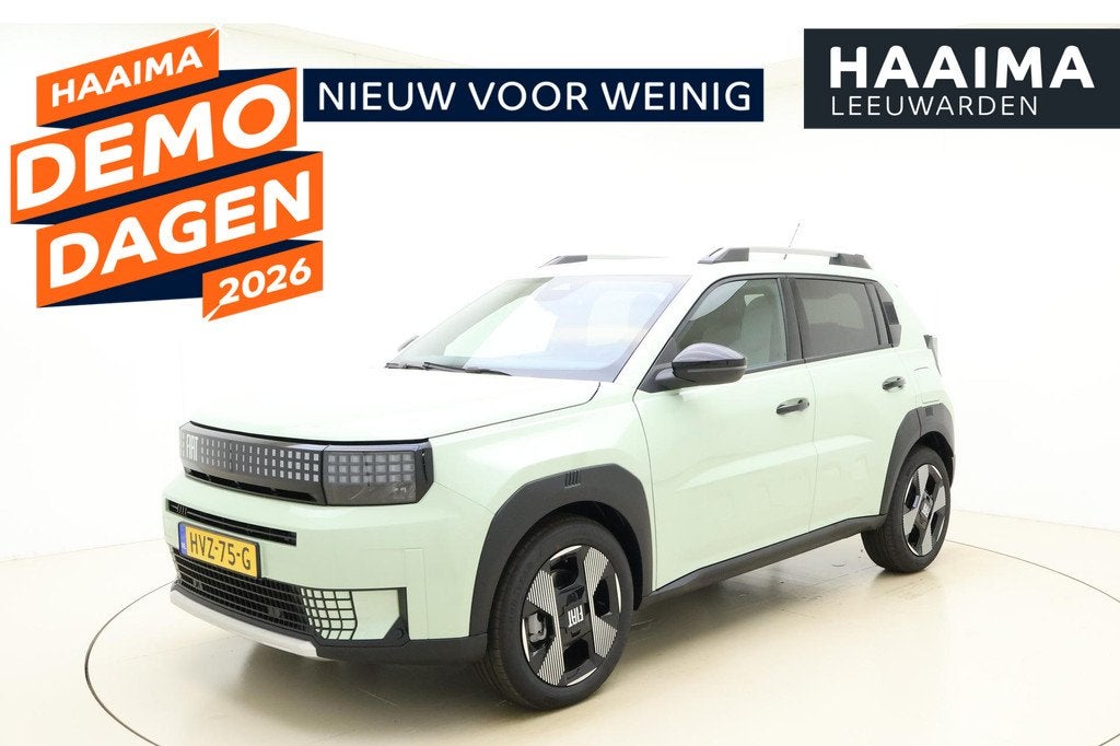 Fiat Grande Panda 1.2 Hybrid La Prima | €2.000,- demo voor, Stof, 600 kg, Origineel Nederlands, Bedrijf