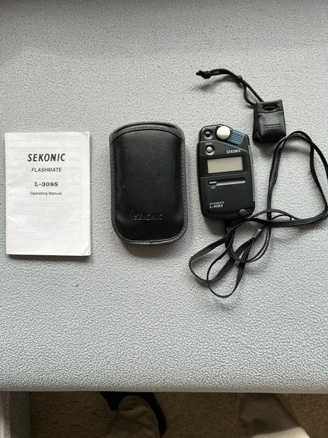 Sekonic Flashmate L-308S Lichtmeter met handleiding, Verzamelen, Ophalen of Verzenden, 1980 tot heden, Overige typen