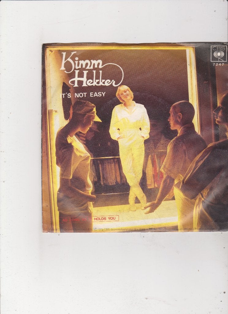 Single Kimm Hekker - It's not easy, Ophalen of Verzenden, Gebruikt