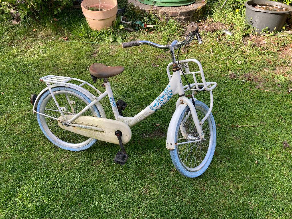 Alphina Cargo meisjesfiets, Ophalen, Gebruikt, Terugtraprem, 16 tot 20 inch