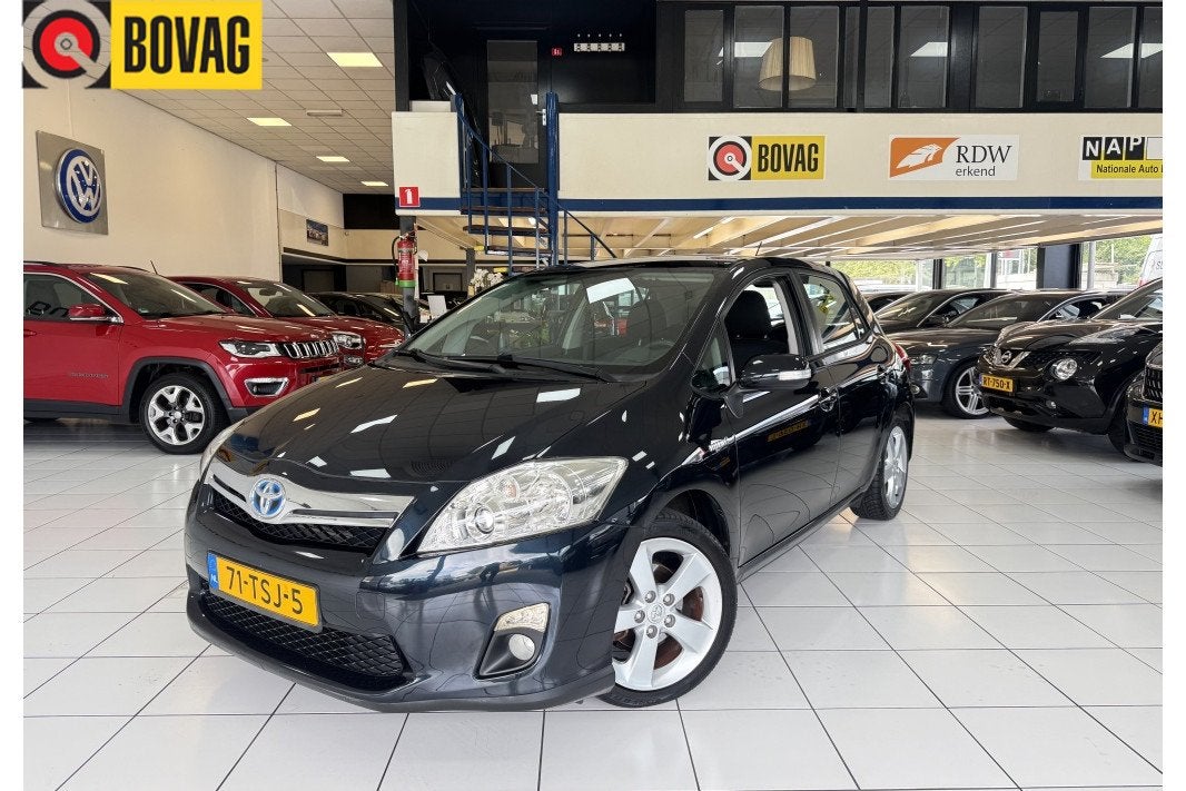 Toyota Auris 1.8 Full Hybrid Bovag Garantie Automaat, Auto's, Toyota, Euro 5, Stof, Gebruikt, 4 cilinders
