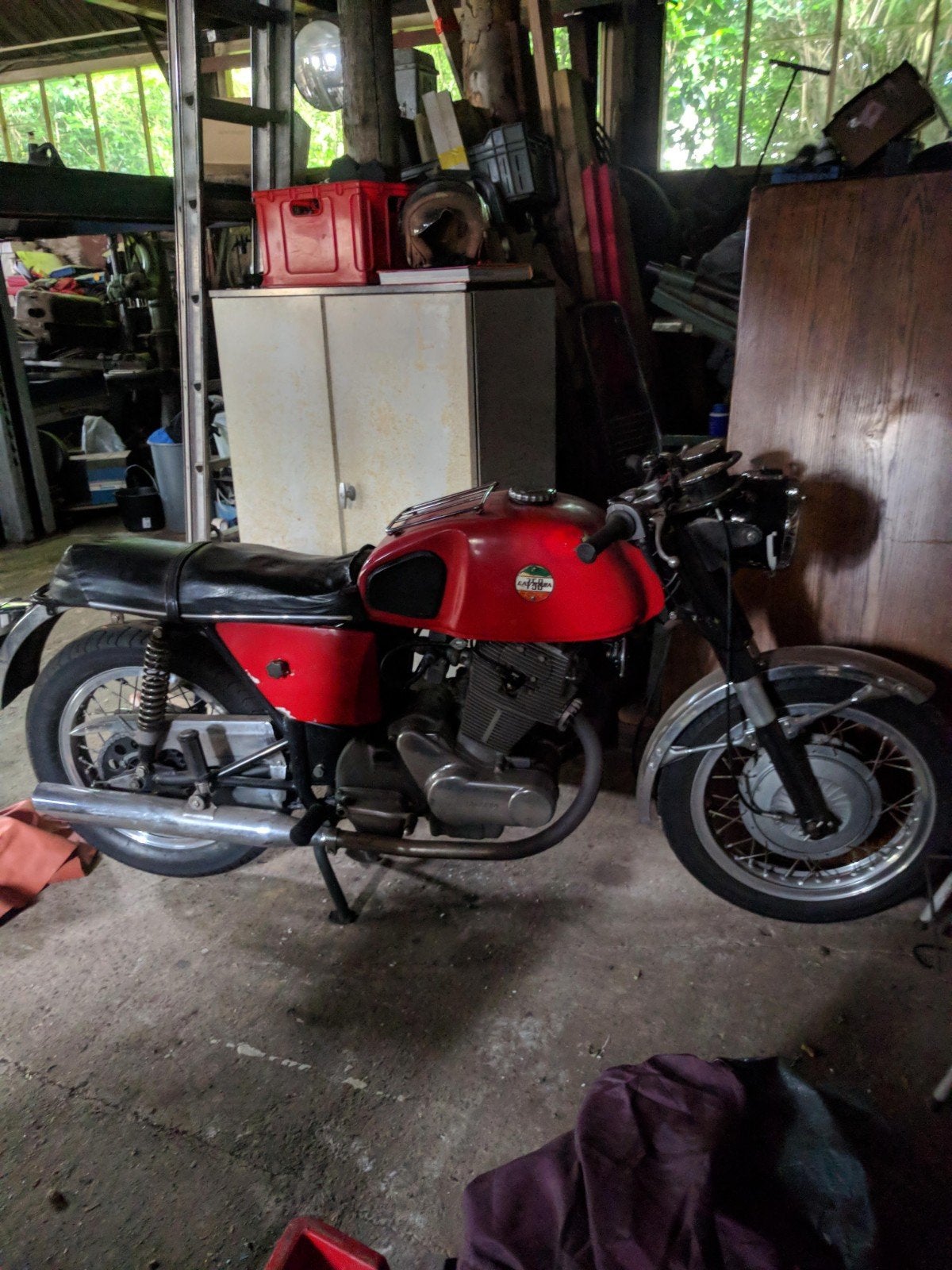 Laverda 750 GT 68, Ophalen