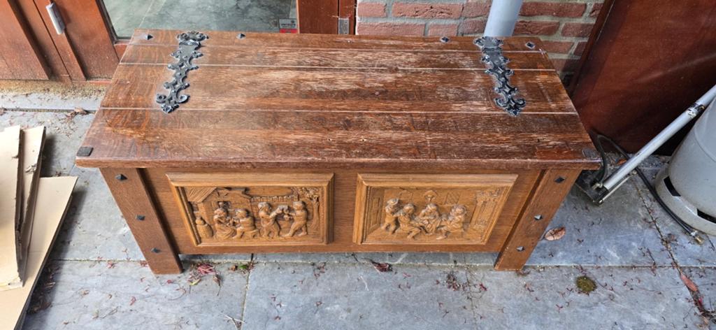 Gratis dekenkist, Minder dan 50 cm, Gebruikt, 50 tot 100 cm, Ophalen of Verzenden