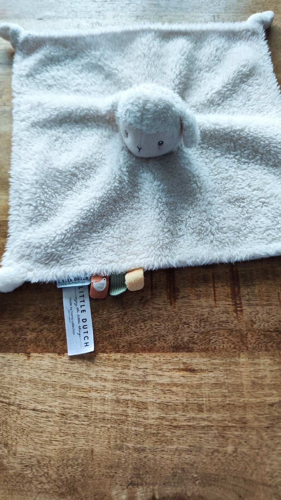 Little Dutch Knuffeldoekje Schaap - Zacht en Comfortabel, Little Dutch, Ophalen of Verzenden, Zo goed als nieuw, Knuffeldoekje