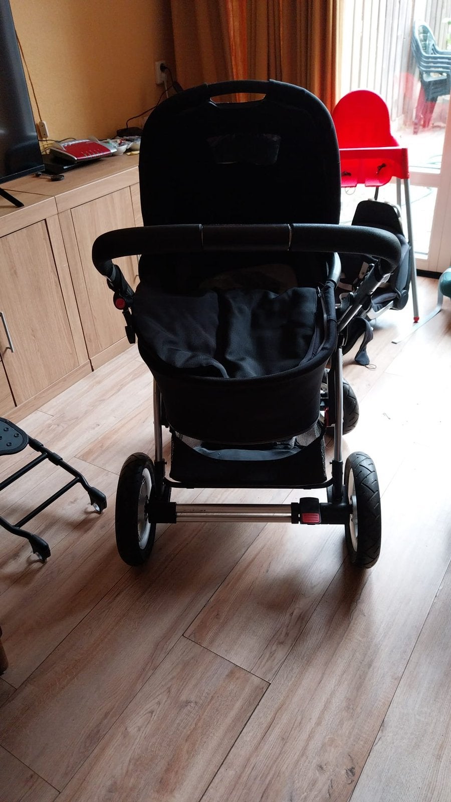 Maxi-Cosi kinderwagen met meerijdplankje, Gebruikt, Duowagen, Maxi-Cosi, Ophalen