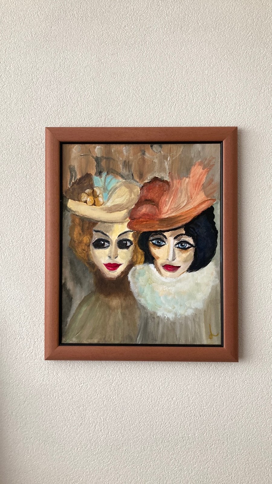 Cabaret in de moulin rouge, Antiek en Kunst, Kunst | Schilderijen | Modern, Ophalen of Verzenden