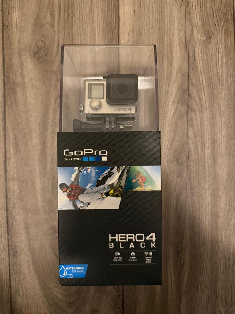 GoPro HERO4 Black Action Camera 4K Waterproof, Verzenden, Nieuw, GoPro
