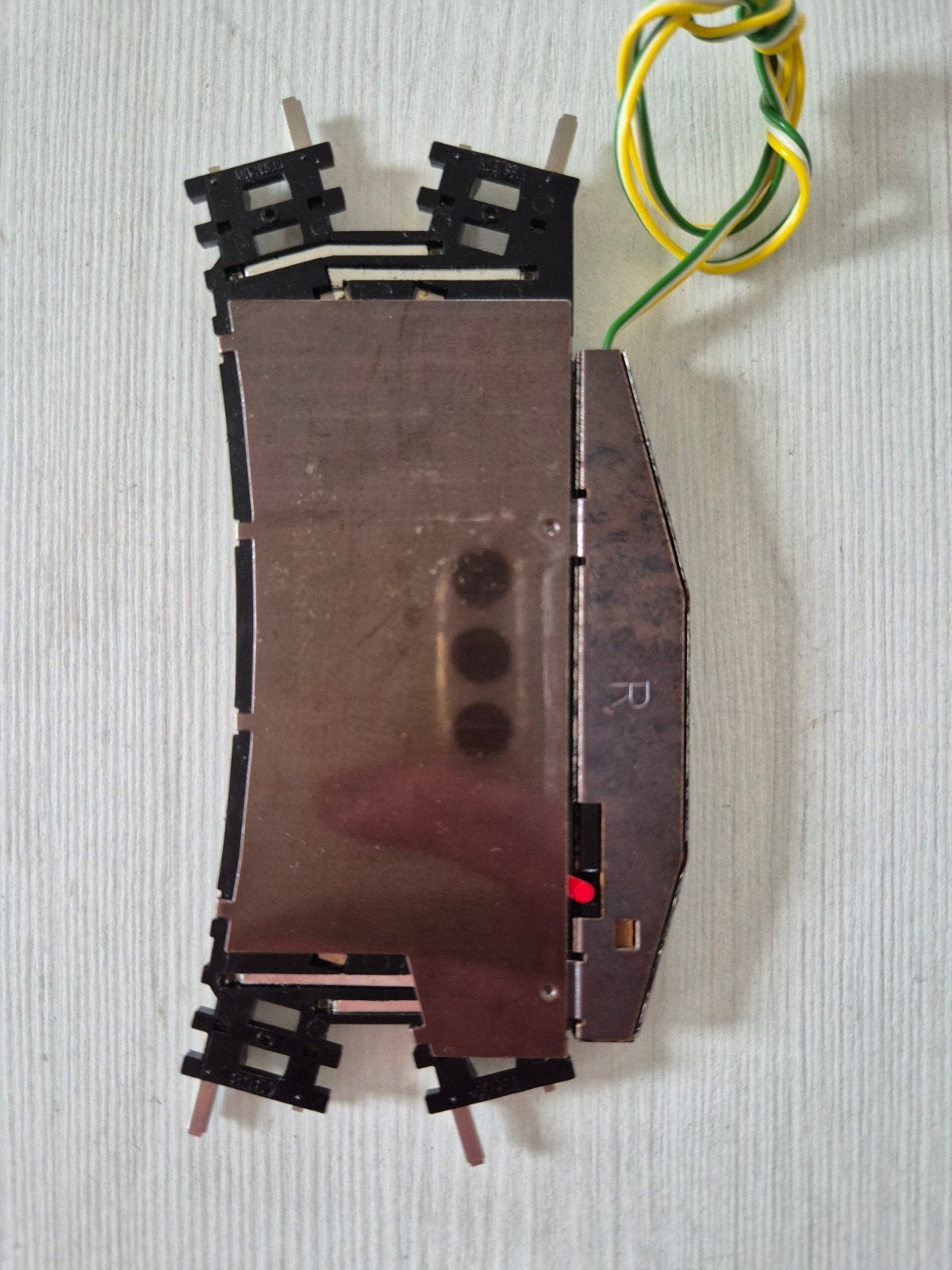 Minitrix elektrische kruiswissel 4968, Gebruikt, Gelijkstroom, Trix, Rails