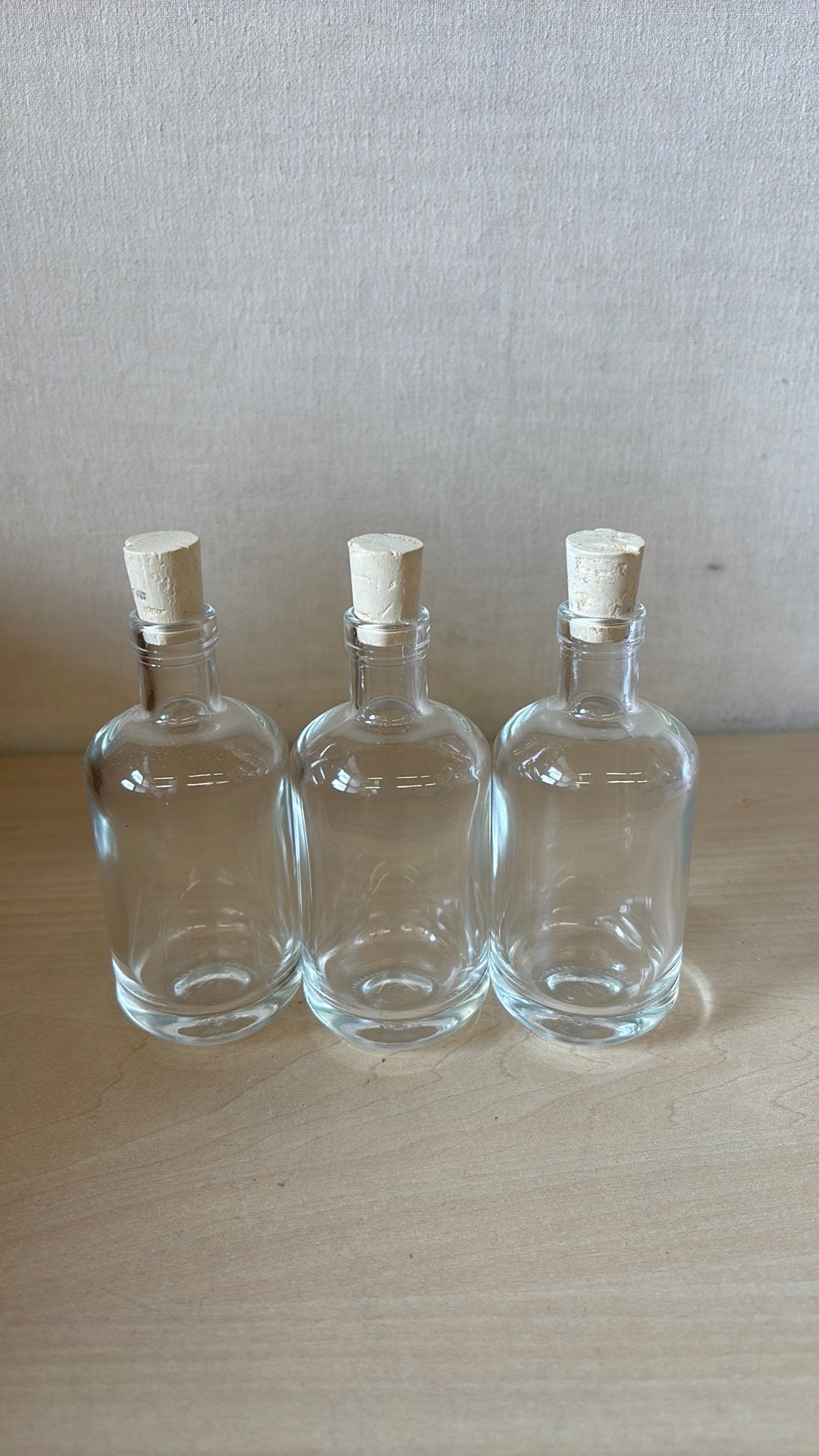 Kleine flesjes met kurk, Ophalen of Verzenden, Nieuw