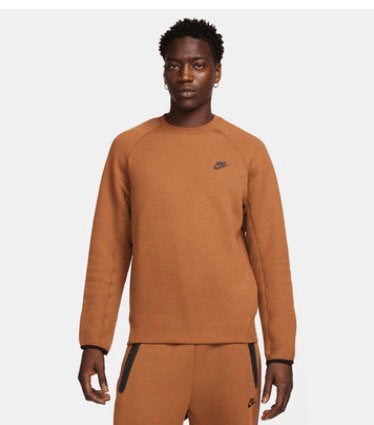 Nike Tech Fleece Trainingspak Bruin - Maat M, Ophalen of Verzenden, Zo goed als nieuw, Maat 48/50 (M)
