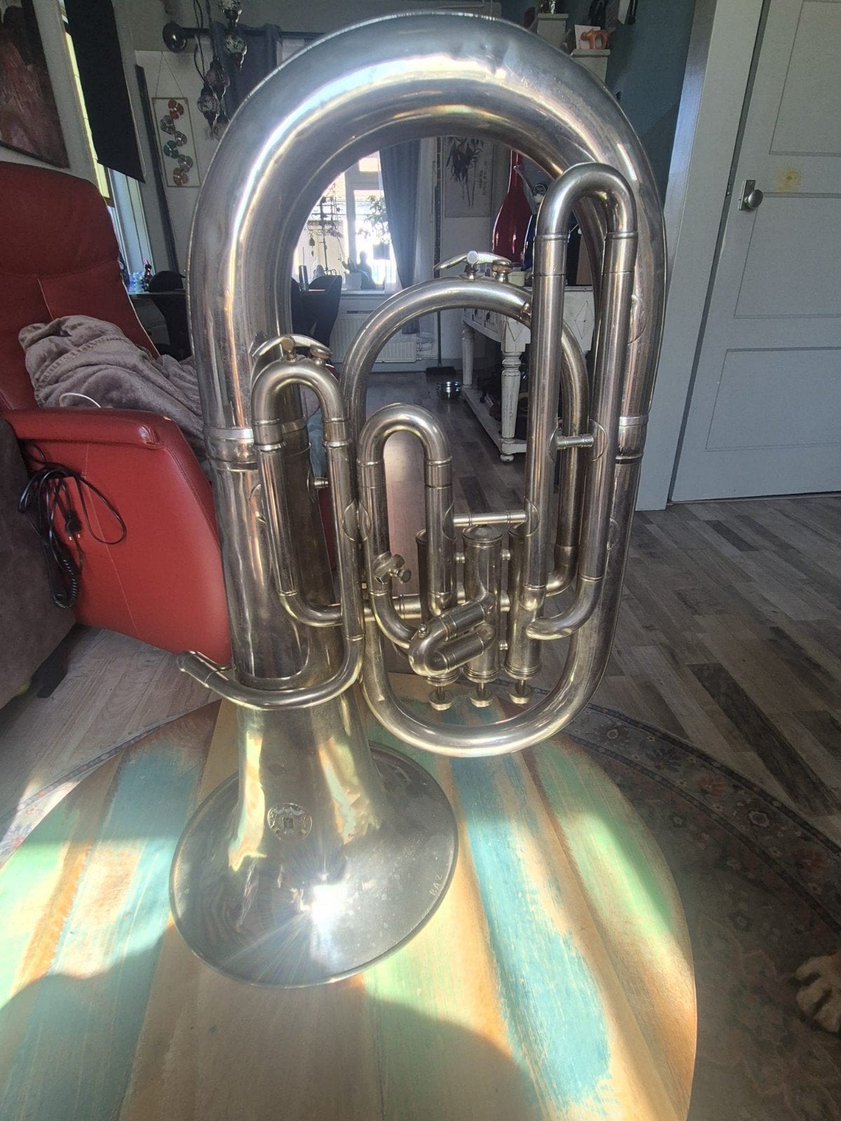 C. Mahillion Euphonium met 2 mondstukken en koffer, Ophalen of Verzenden