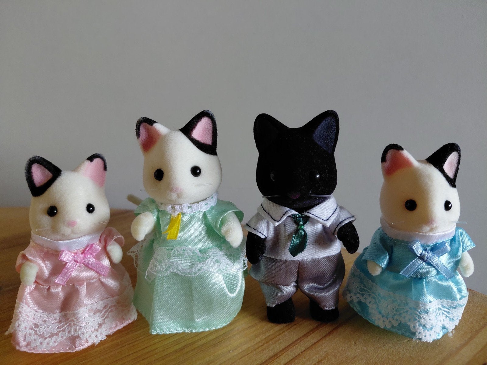 Sylvanian Families tuxedo katten/compleet, Ophalen of Verzenden, Zo goed als nieuw, Toebehoren