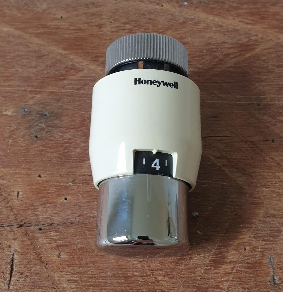 Honeywell thermostaatknop / radiatorknop crème-chroom, Doe-het-zelf en Verbouw, Thermostaten, Ophalen of Verzenden