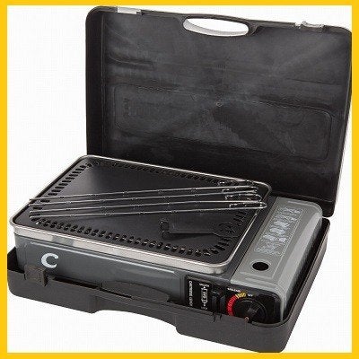 Draagbare Gasbarbecue met Grill en Bakplaat, Tuin en Terras, Ophalen of Verzenden, Nieuw, Chakan