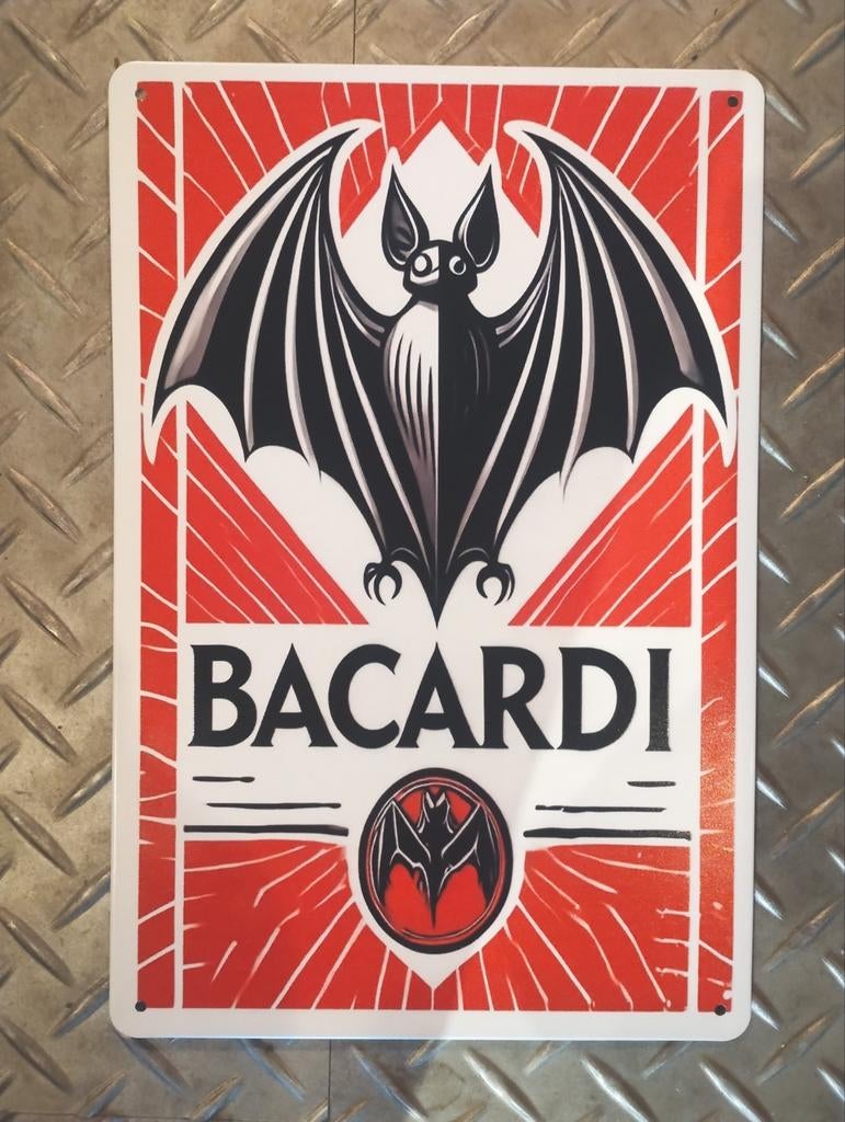Bacardi Rum reclamebord, Verzamelen, Merken en Reclamevoorwerpen, Nieuw, Reclamebord, Ophalen of Verzenden