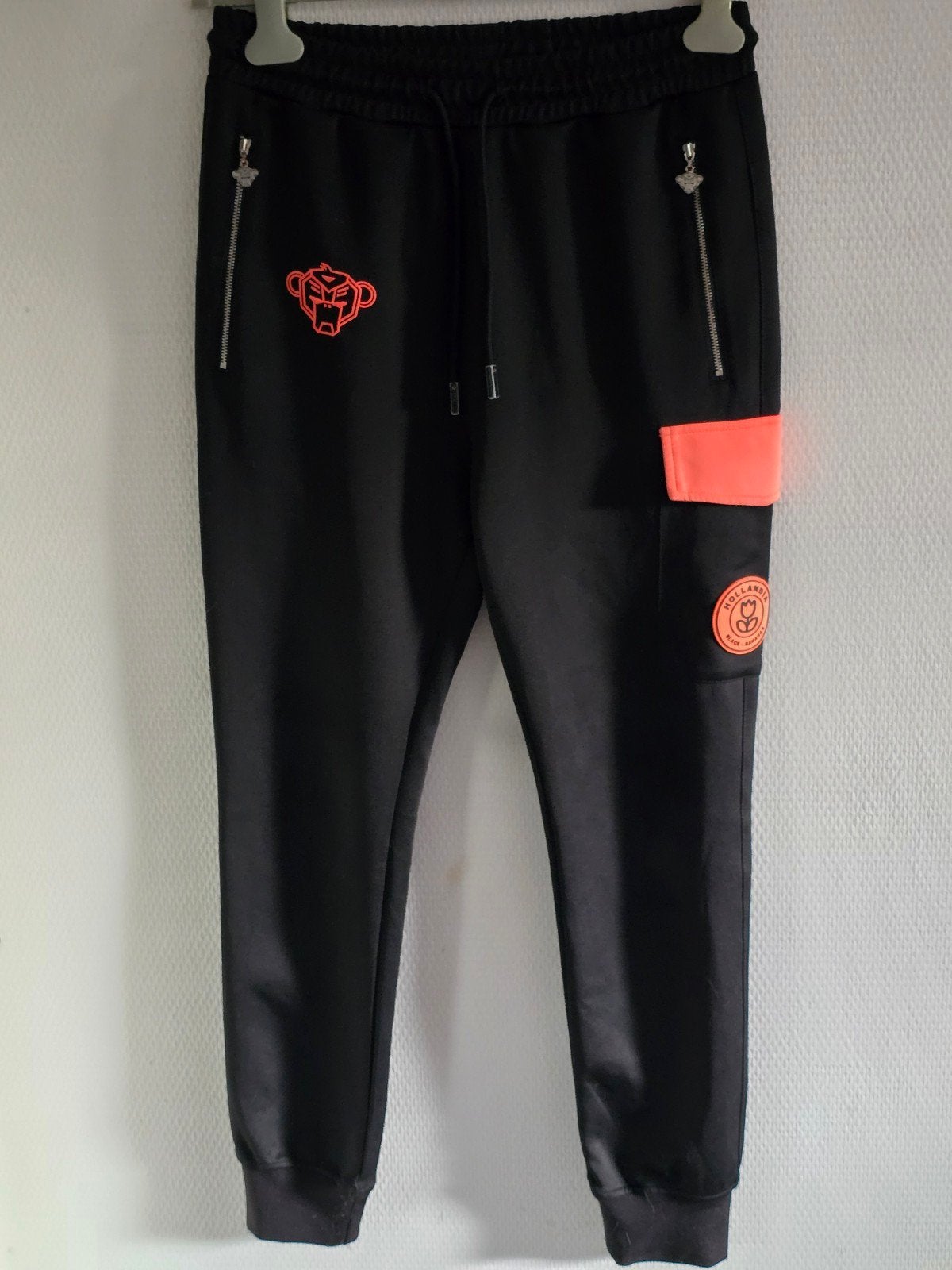 Black Bananas Anorak Neon Tracksuit  joggingbroek maat S, Zwart, Ophalen of Verzenden, Zo goed als nieuw, Black Bananas