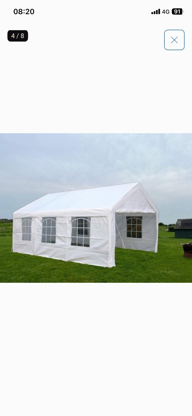 Partytent 3 x 6 meter - 1 x gebruikt, Tuin en Terras, Partytenten, Ophalen, Opvouwbaar, Partytent, Minder dan 4 meter