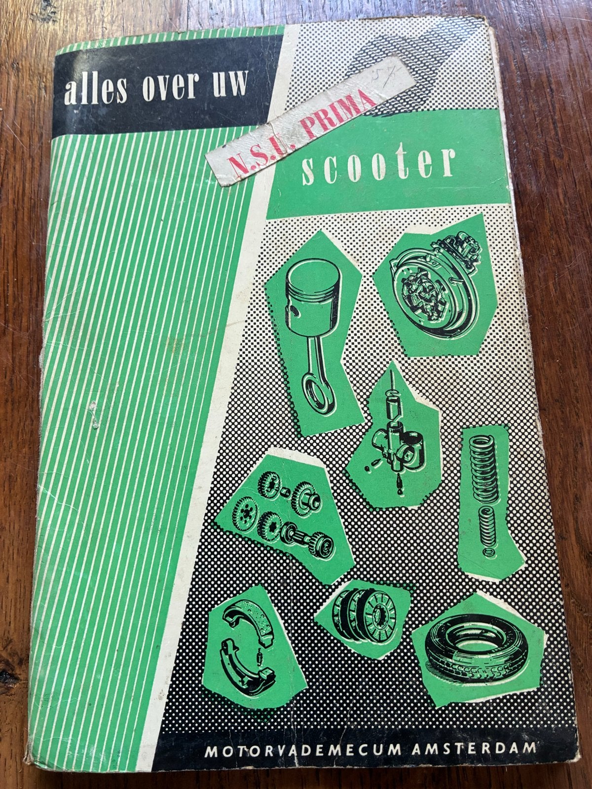 NSU Prima Scooter Handleiding / Onderdelenboek (Vintage), Ophalen of Verzenden, Gebruikt, Overige typen, Overige merken
