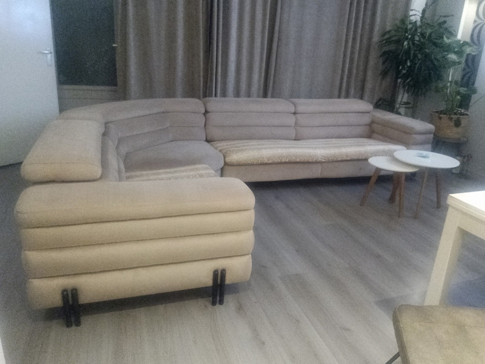 Hoekbank, Ophalen of Verzenden, Zo goed als nieuw, Minder dan 10 m², Tapijt