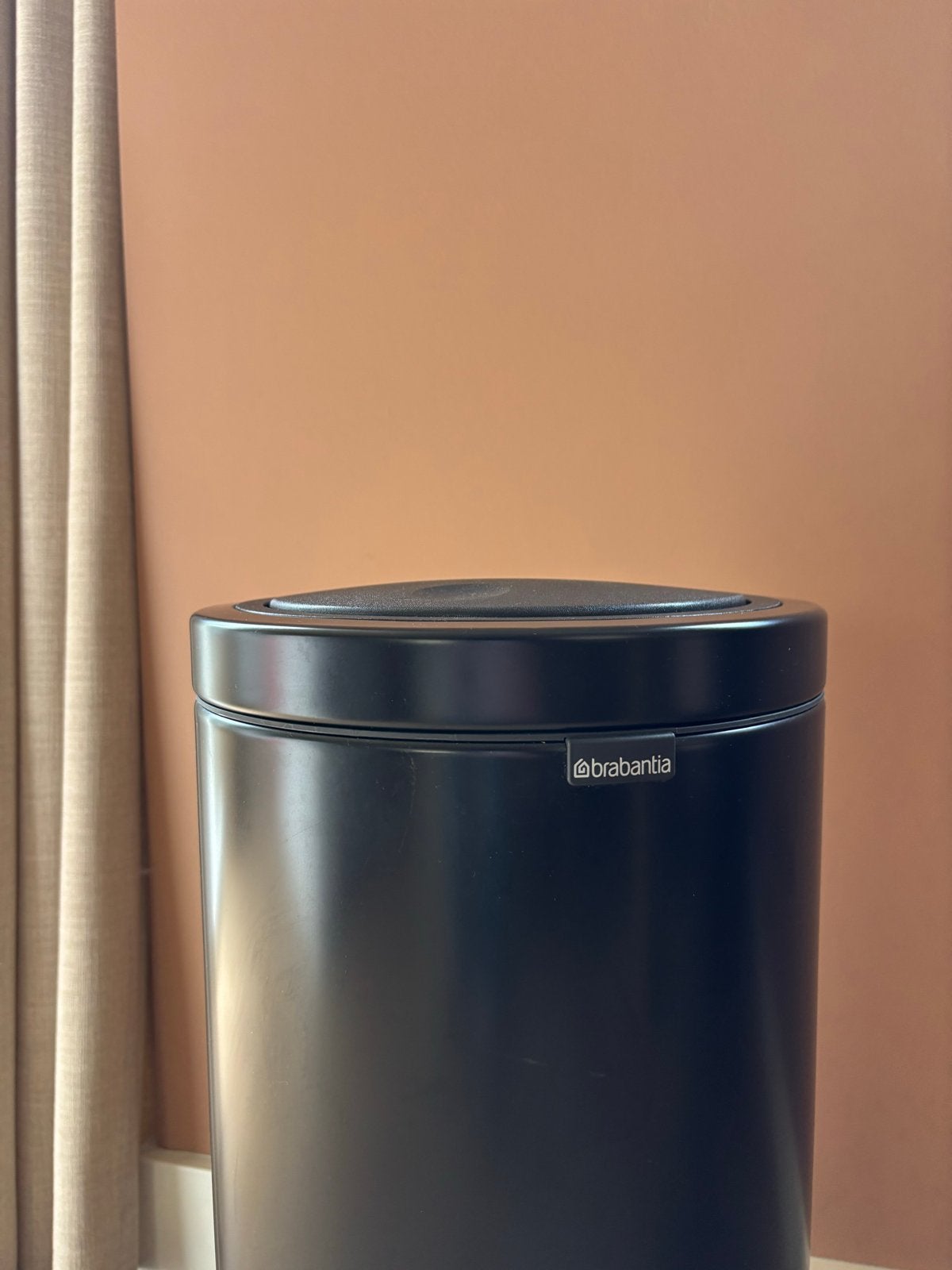 Brabantia Bo Touch Bin Prullenbak - Mat Zwart - 30 Liter, Ophalen, 20 tot 30 liter, Zo goed als nieuw, 75 – 100