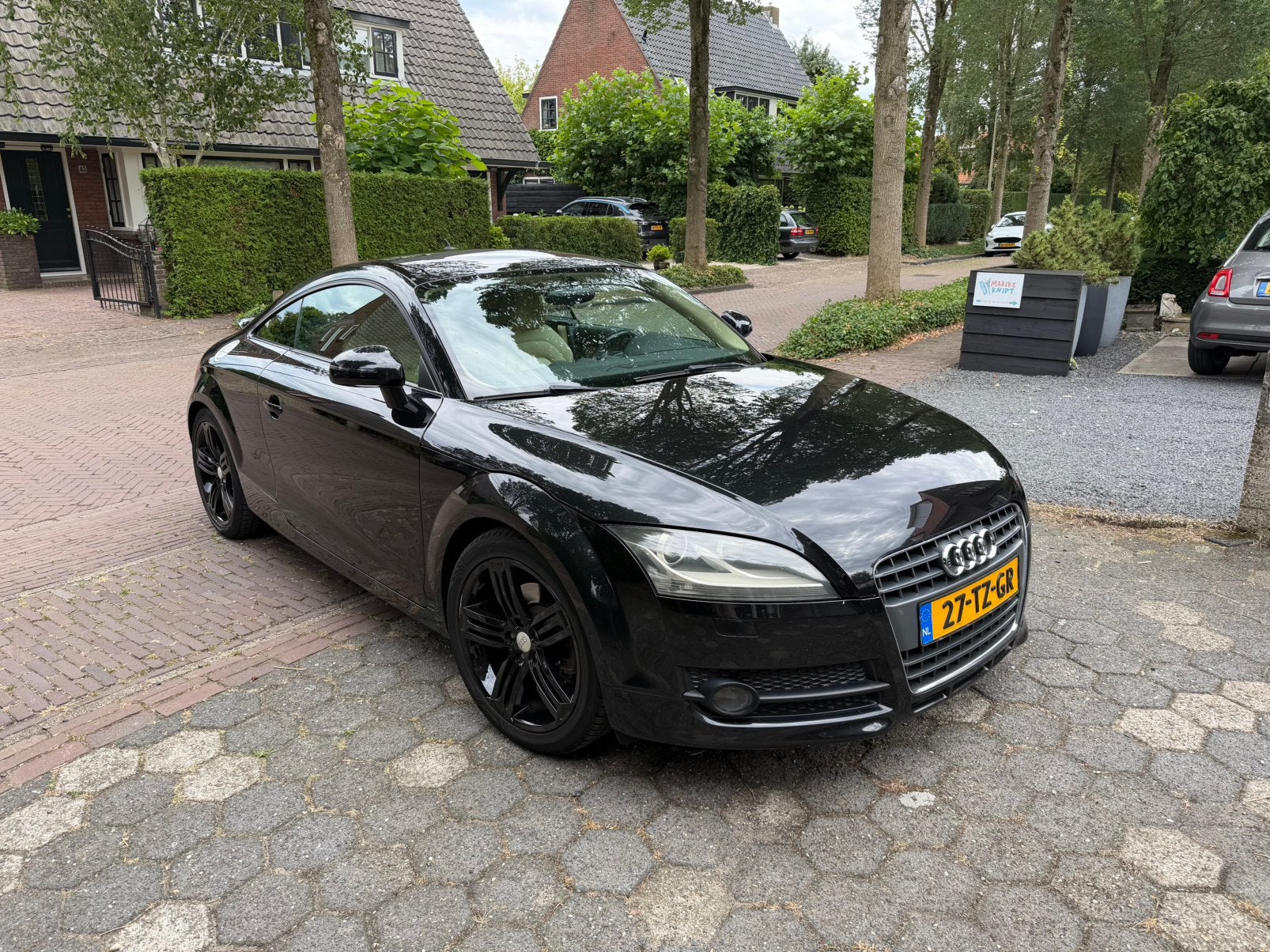 Audi TT 2.0 Tfsi Coupe 147KW AUT 2007 Zwart, Auto's, TT, 4 cilinders, 1984 cc, 4 stoelen
