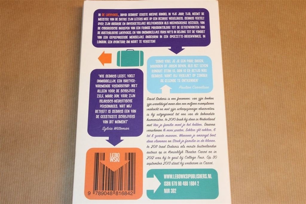 De Lachvogel — David Sedaris — Hilarische Verhalen, Ophalen of Verzenden, Gelezen