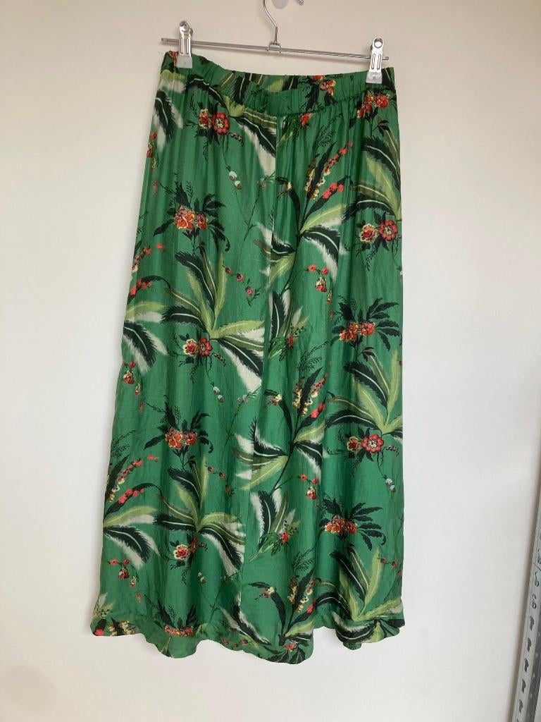 Diega groene rok zijde mix natuur print maat xs, 6 rue Béranger 75003 Paris, Eshop@diega.fr, Ophalen of Verzenden, Zo goed als nieuw