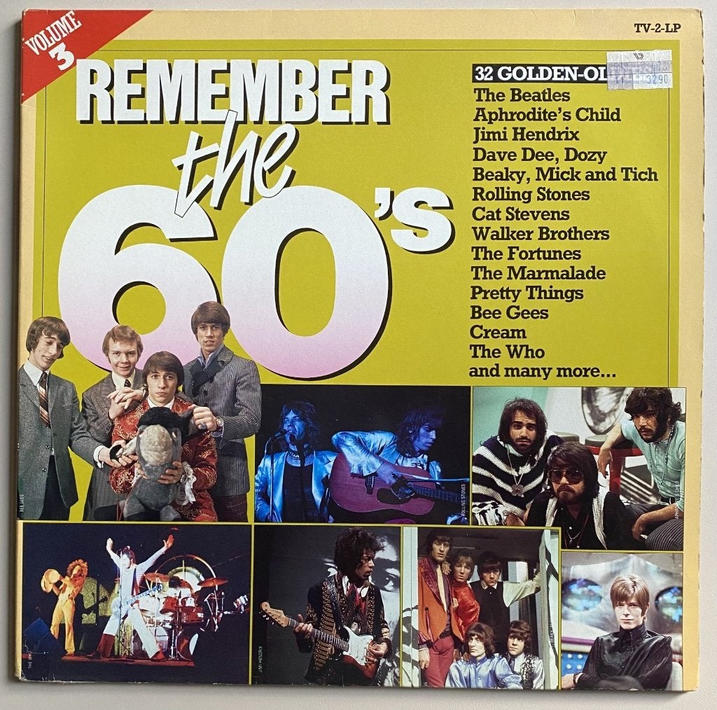 Verzamel dubbellp remember the 60's vol 3, Ophalen of Verzenden, Zo goed als nieuw, 12 inch, LP