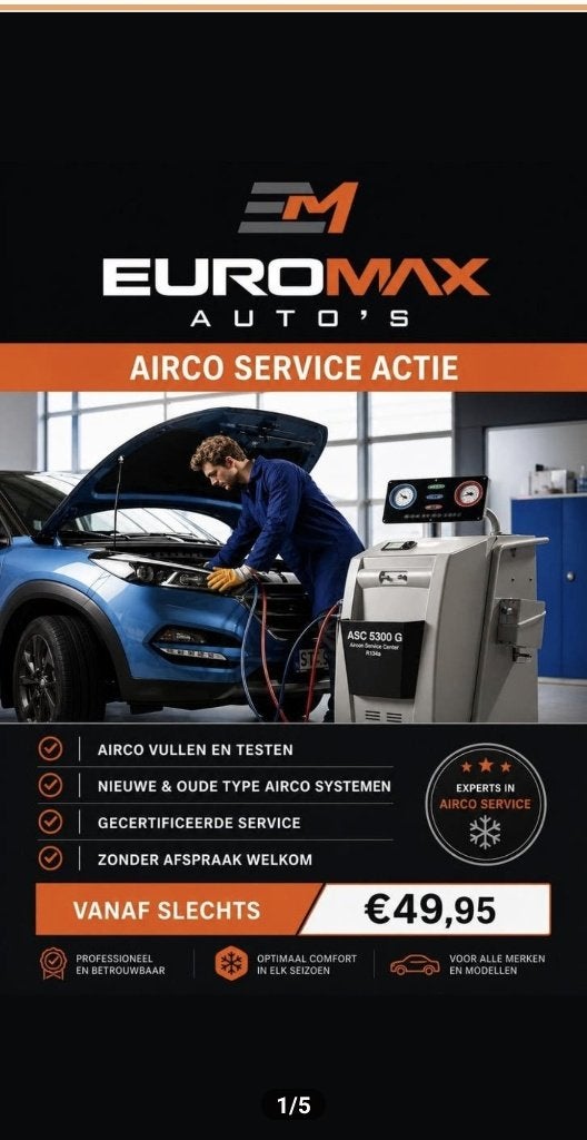 Airco service zonder afpraak tilburg, Tickets en Kaartjes, Sport | Overige, Eén persoon, Augustus