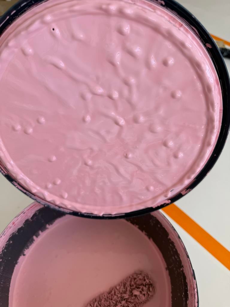 Roze latex (muurverf) 5L Trimetal A7.12.73, Doe-het-zelf en Verbouw, Verf, Beits en Lak, Ophalen, 5 tot 10 liter, Nieuw, Verf