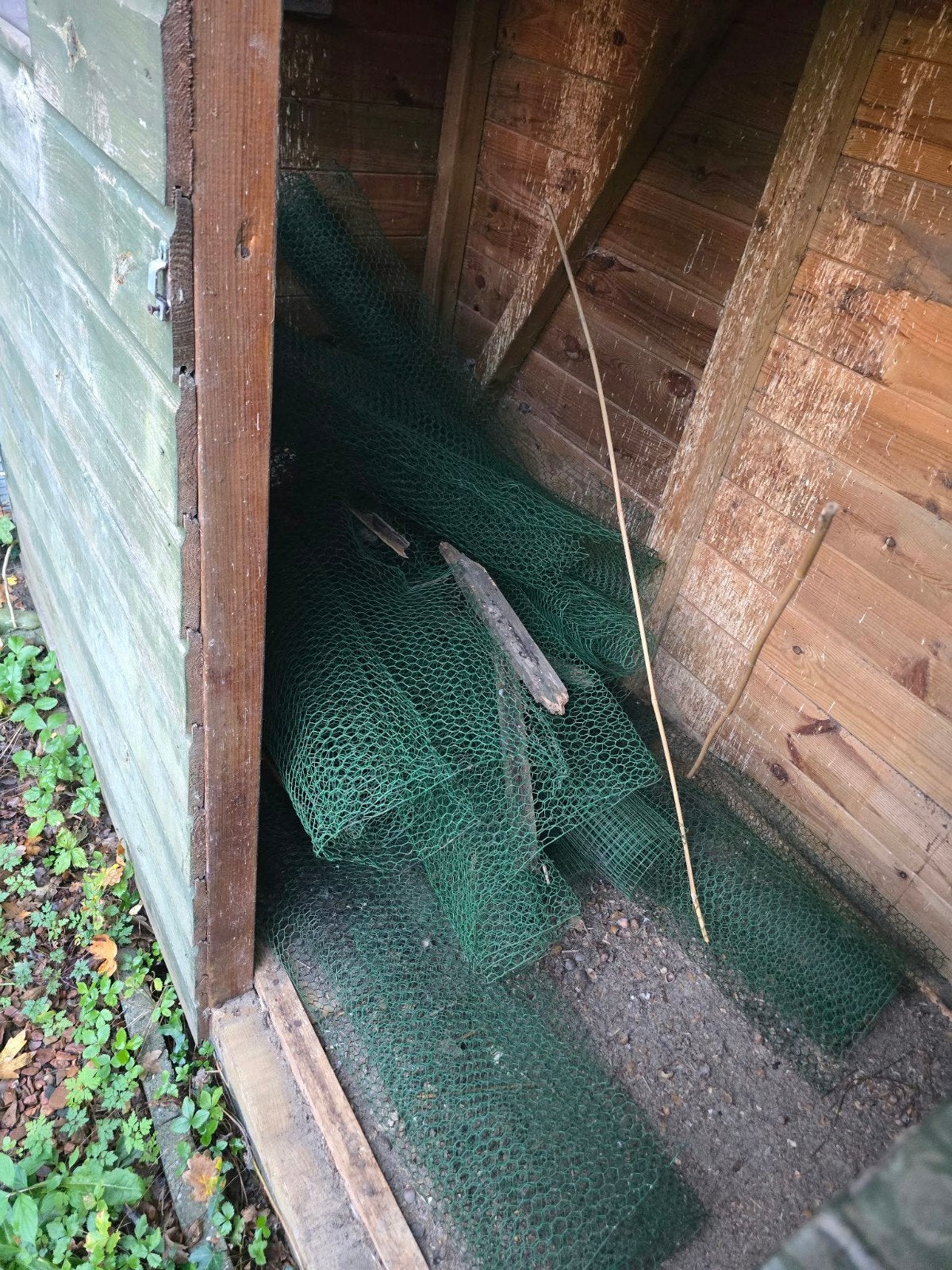 Groen kippengaas/tuingaas - Diverse lengtes beschikbaar, Ophalen of Verzenden, Gebruikt, 20 meter of meer, Gaas
