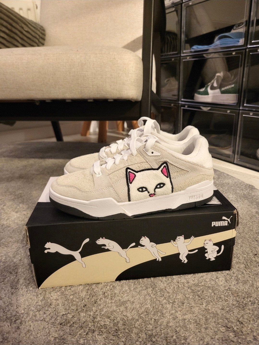 RIPNDIP x Puma Slipstream, Puma, Wit, Ophalen of Verzenden, Sneakers of Gympen