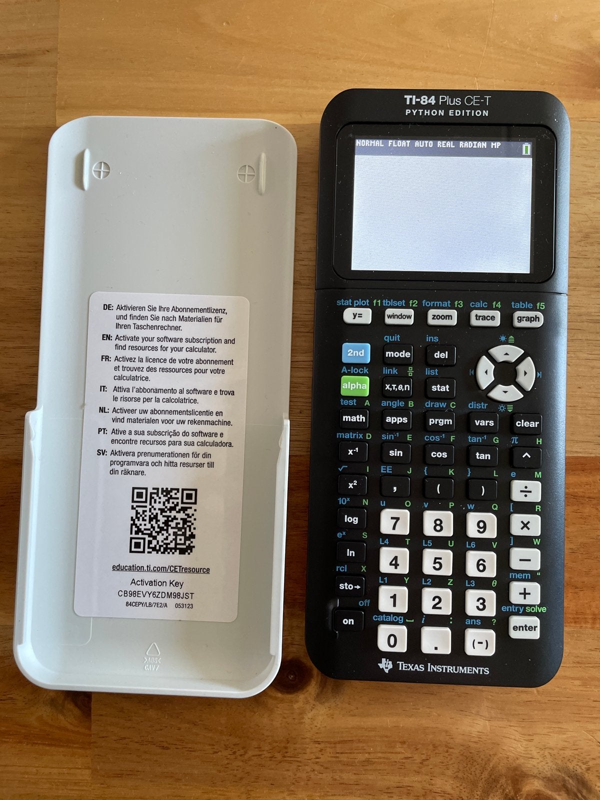 Rekenmachine TI-84 Plus CE-T Python edition, Diversen, Rekenmachines, Ophalen of Verzenden, Grafische rekenmachine, Zo goed als nieuw