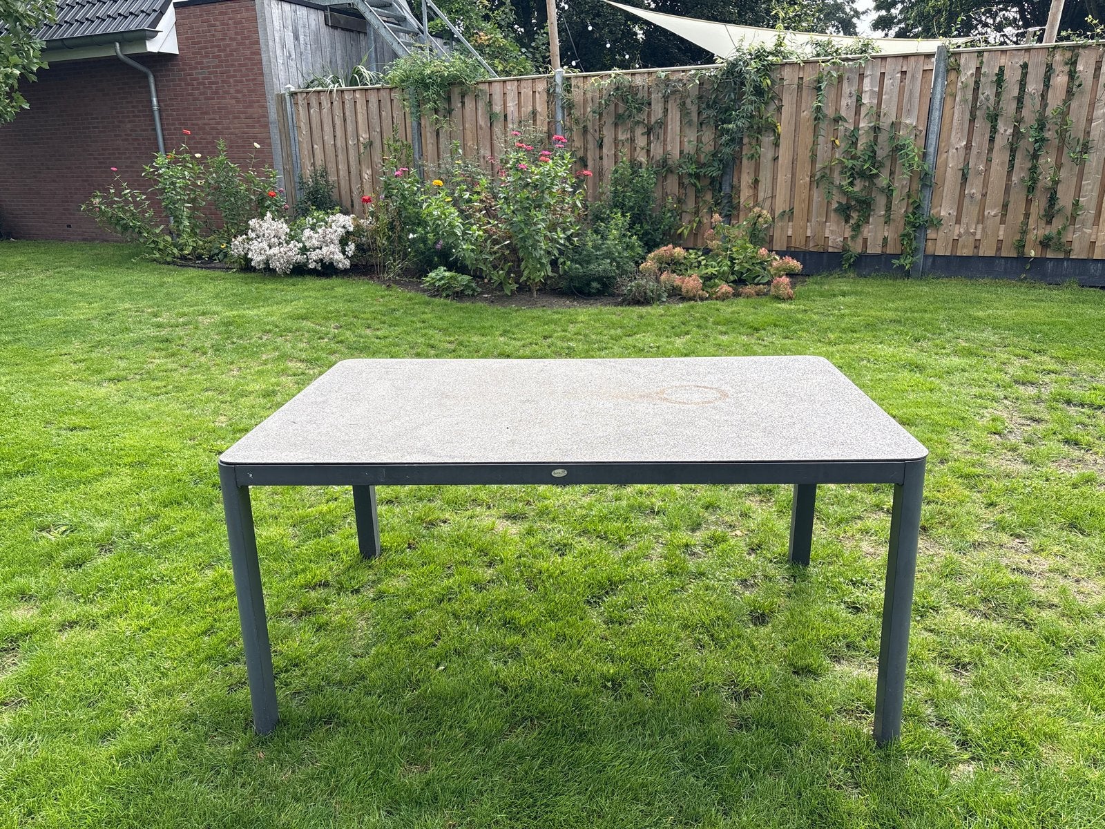 Hartman Essential tuintafel - Rechthoekig, aluminium, Ophalen of Verzenden, Gebruikt, Rechthoekig, Aluminium