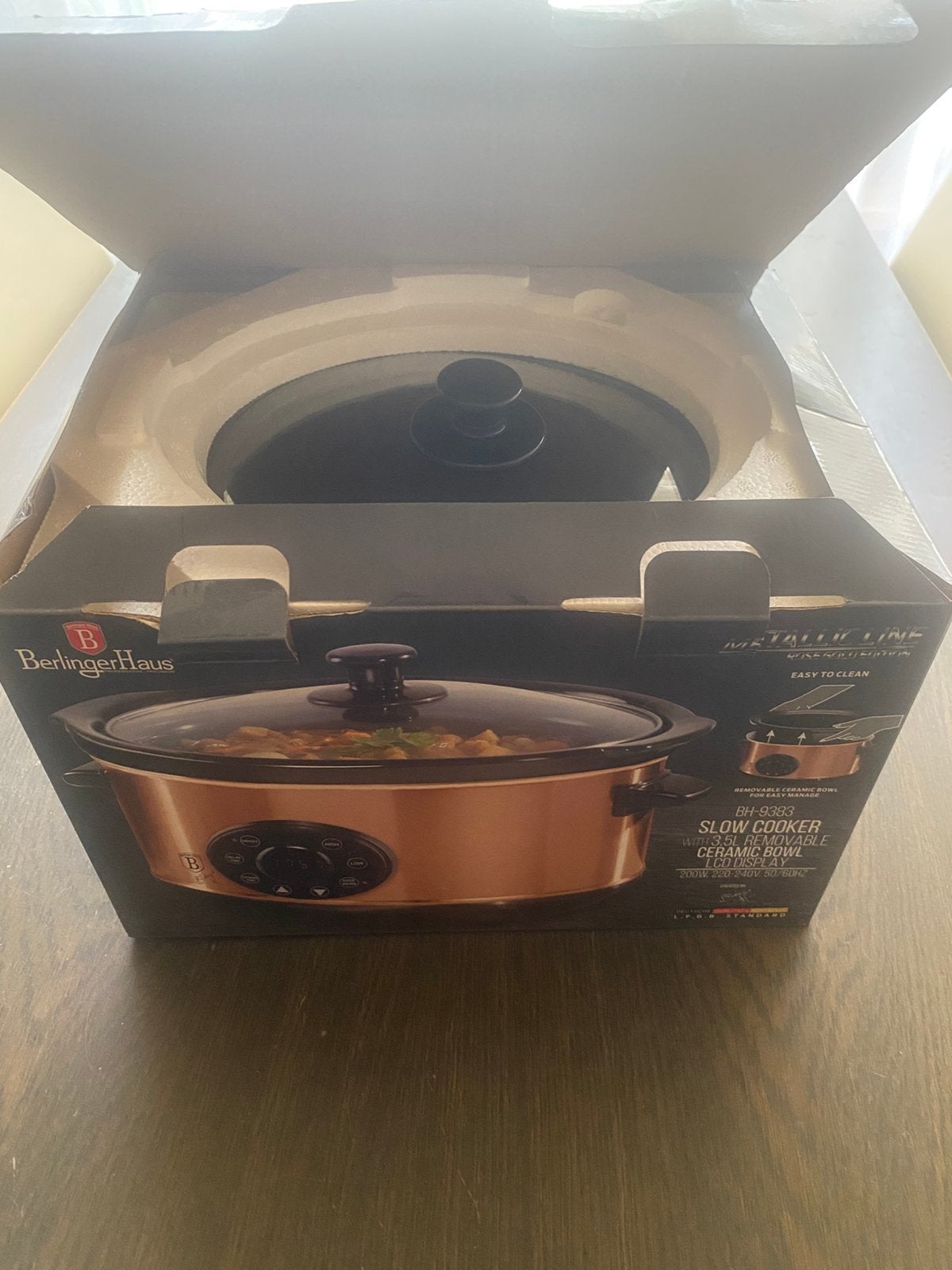 Nieuwe slowcooker te koop, Witgoed en Apparatuur, Ophalen, Nieuw