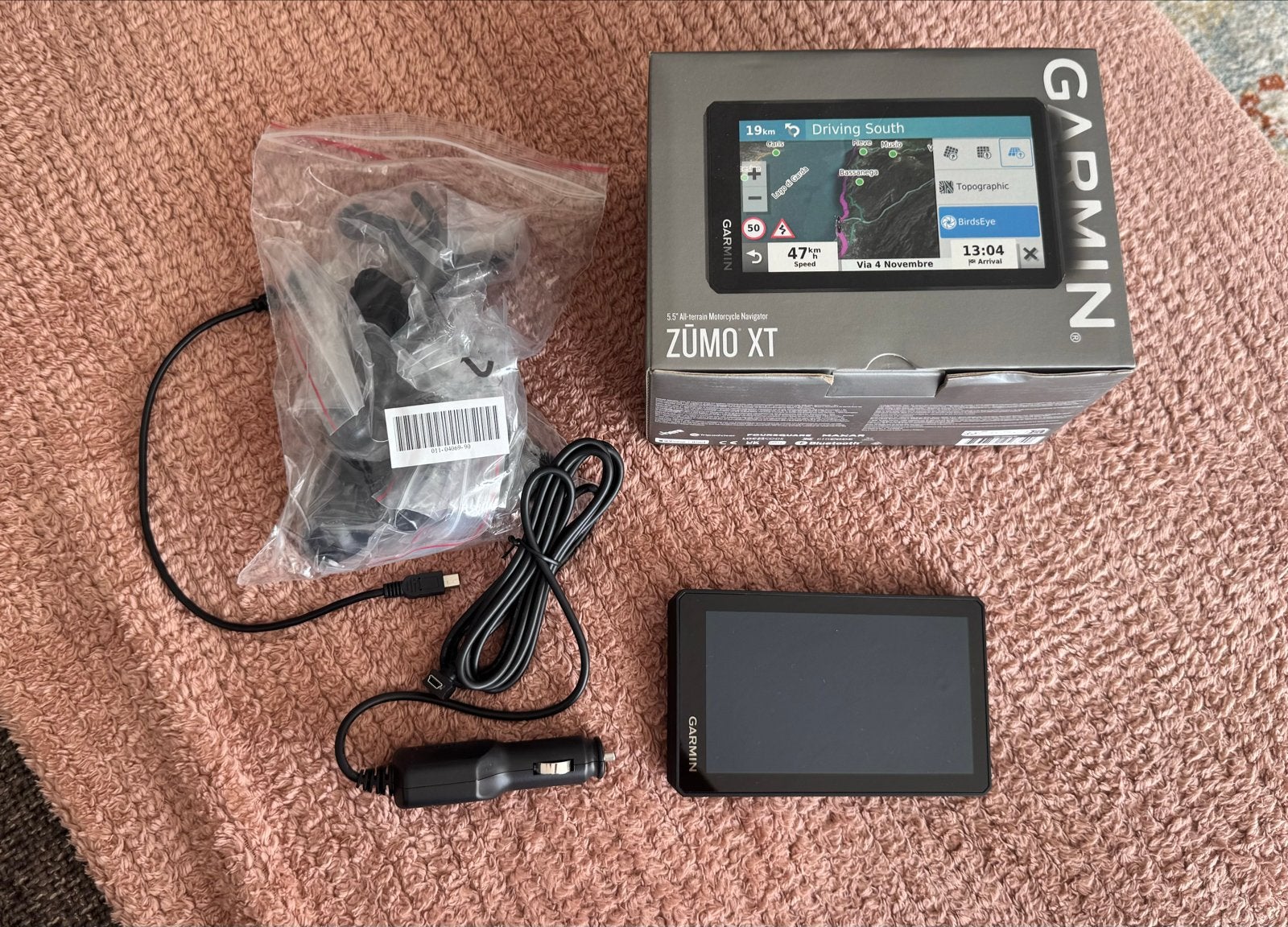 Garmin Zumo XT, compleey in doos, Motoren, Ophalen of Verzenden, Zo goed als nieuw