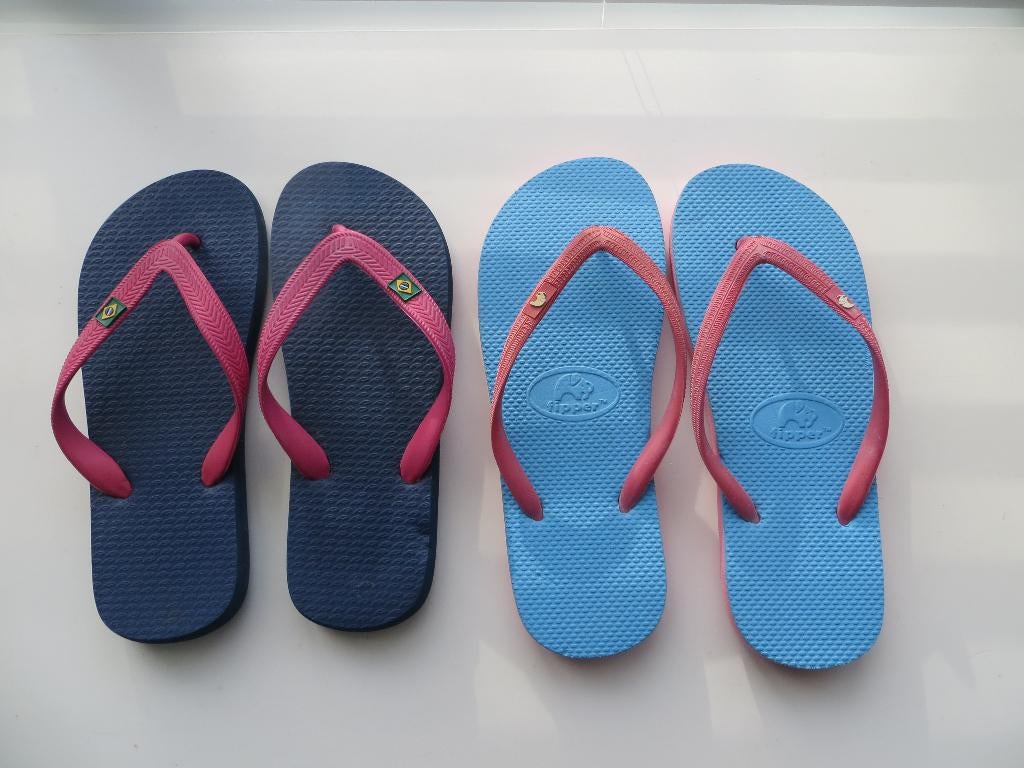 Teenslipper Havaiana slipper Brasil Logo Maat 7, Kinderen en Baby's, Kinderkleding | Schoenen en Sokken, Jongen of Meisje, Overige typen