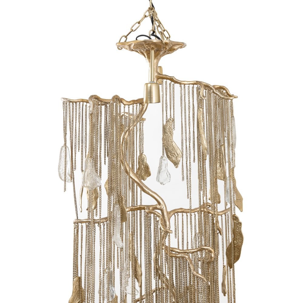 PTMD Wilco Brass gegoten aluminium hanglamp - S, Ophalen of Verzenden, Zo goed als nieuw, Metaal, E27 (groot)
