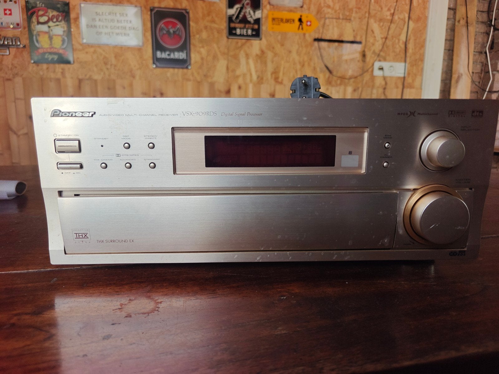 Pioneer VSX-909RDS AV Receiver - THX Surround EX, Ophalen, Pioneer, 120 watt of meer, Gebruikt