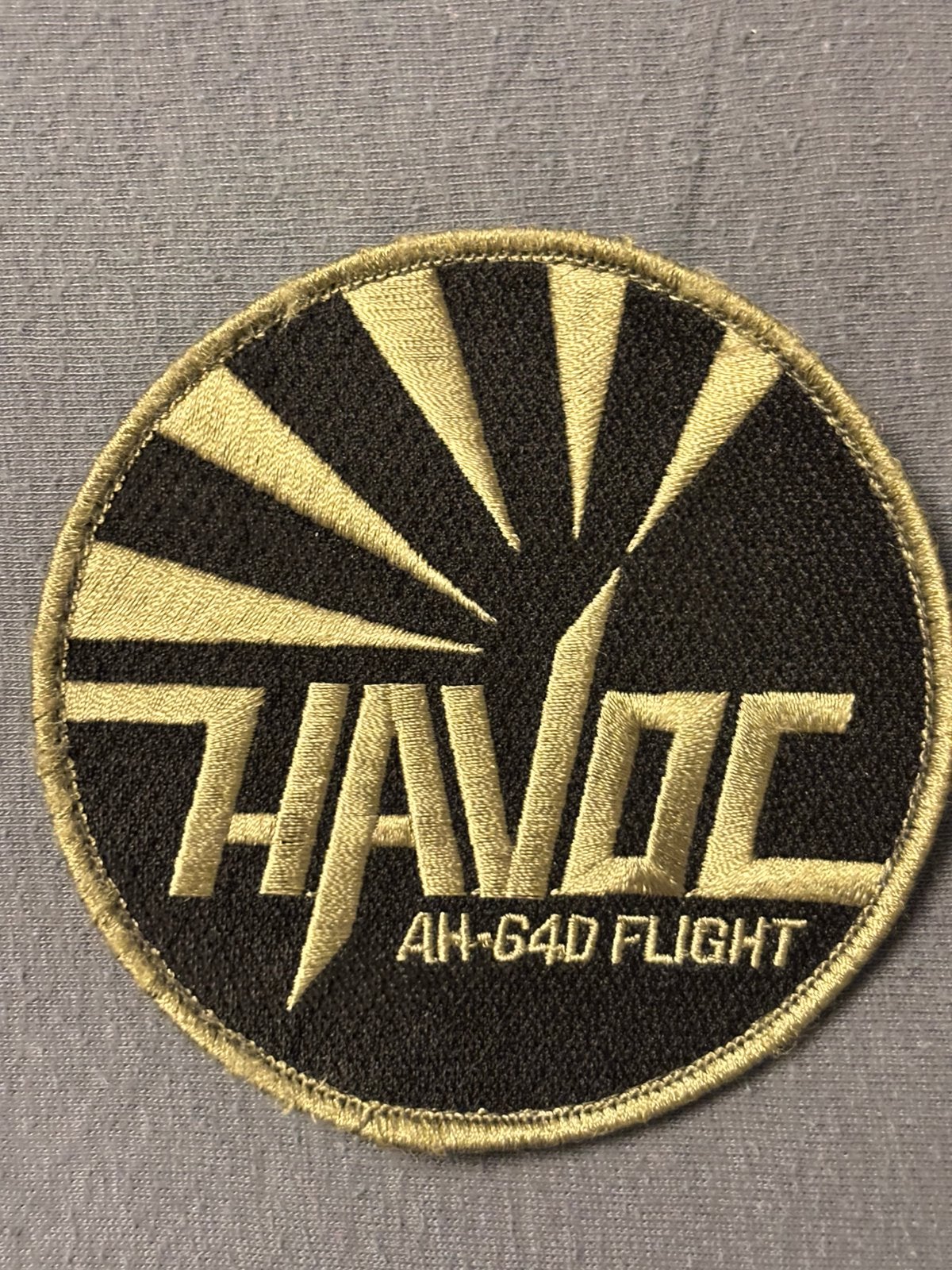 Havoc patch AH-64D flight RNLAF 301 SQN, Verzenden, Luchtmacht, Nederland, Embleem of Badge
