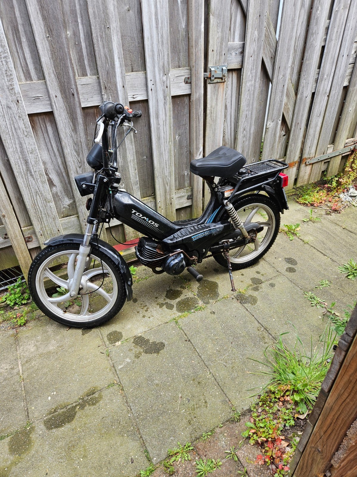 Tomos Standard Snorfiets - Zwart, Fietsen en Brommers, Brommers | Tomos, Ophalen, Gebruikt, Standard