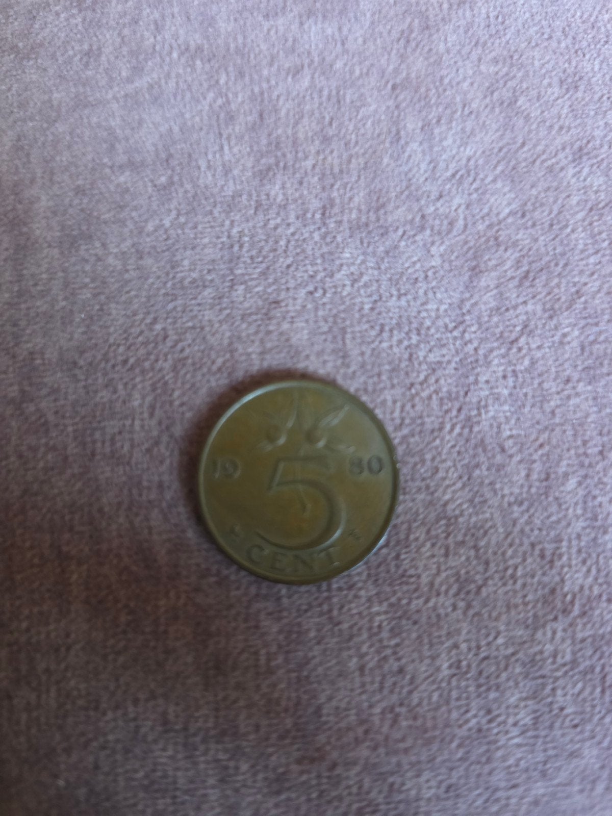 Nederlandse 5 cent munt uit 1980, Ophalen of Verzenden, Koningin Beatrix, 5 cent, Losse munt