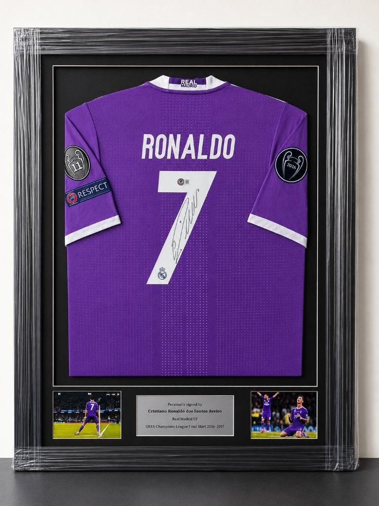 Cristiano Ronaldo Real Madrid CL Finale 2016/2017 Beckett, Ophalen, Nieuw, Buitenlandse clubs, Shirt